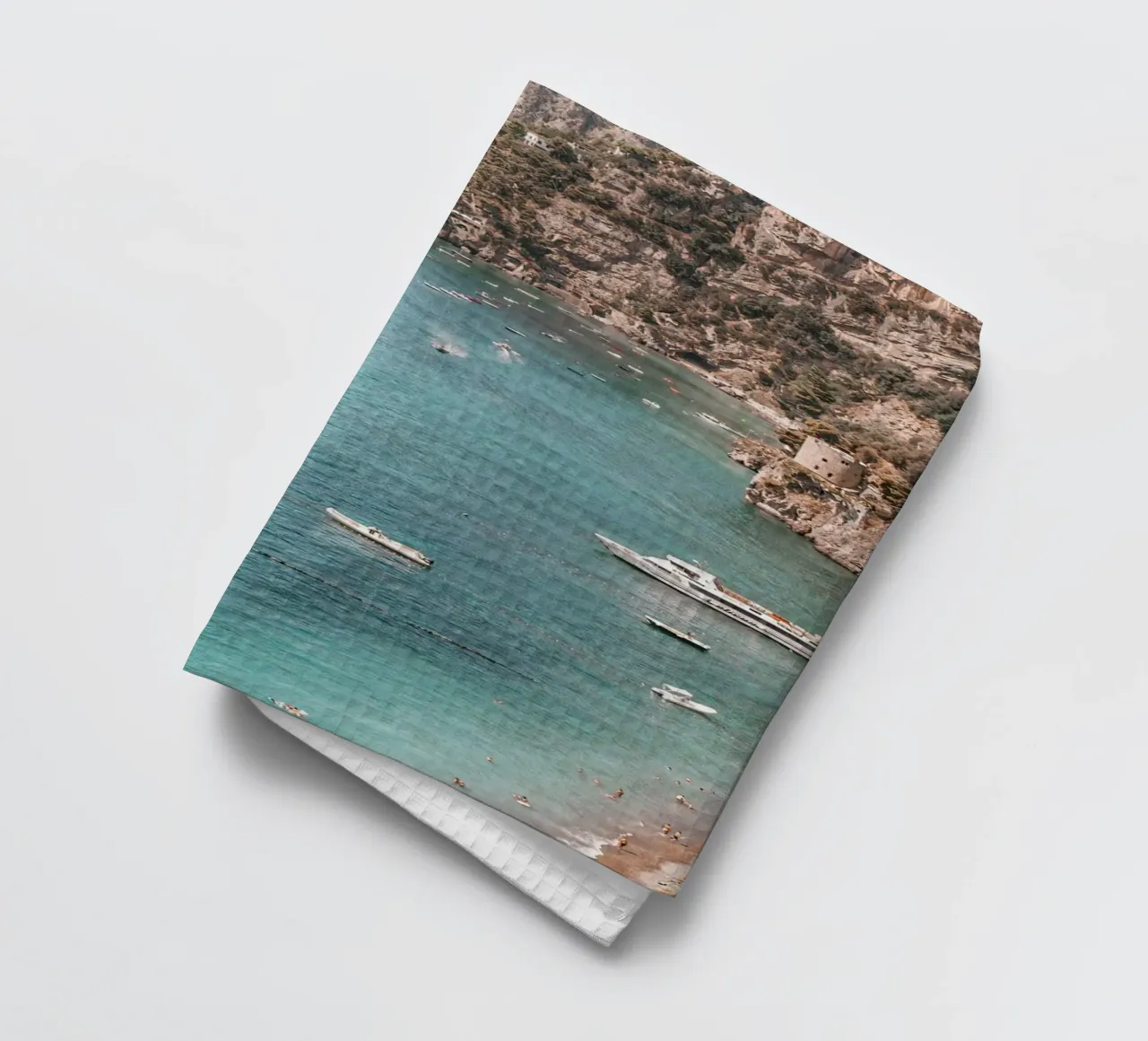 Positano Beach View canovaccio da cucina da GraceDigitalArtCo