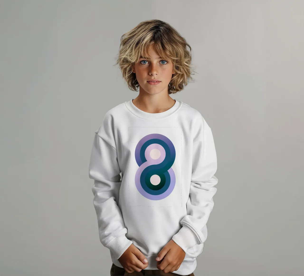 L'infinito felpa bambino da Metron