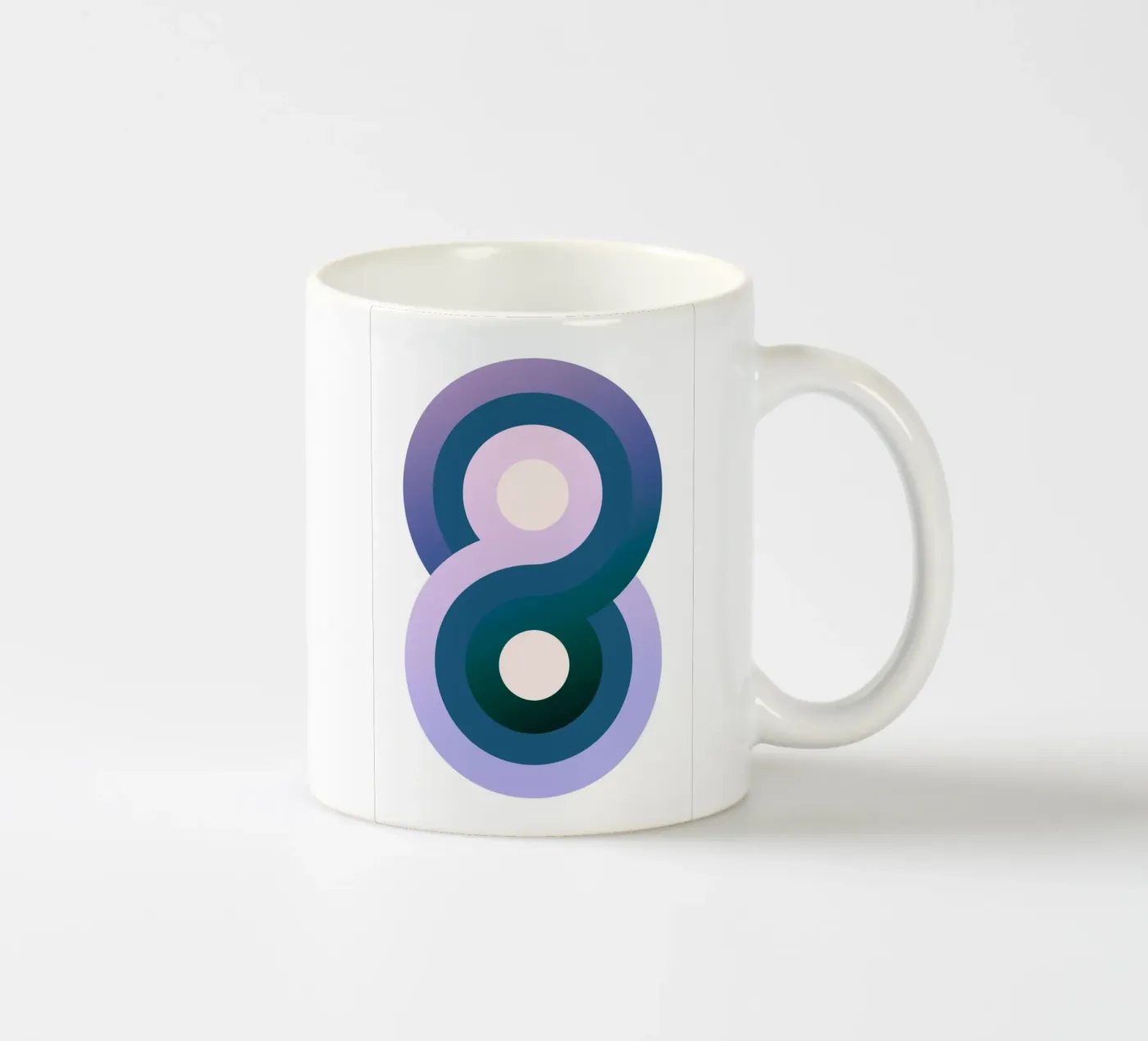 Unendlichkeit Keramik Tasse von Metron
