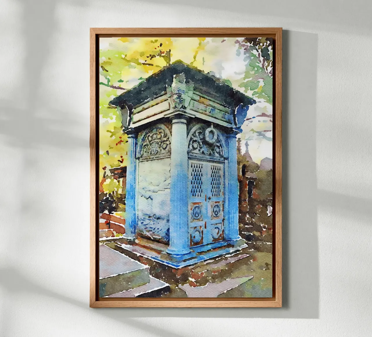 Montmartre tela con Cornice a cassetta da Massimo Frascogna