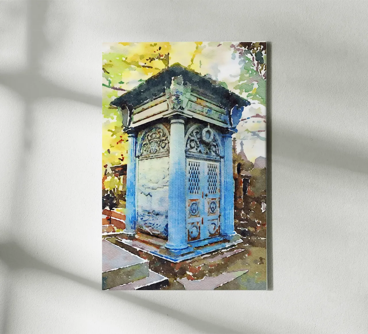 Montmartre tela con Cornice a cassetta da Massimo Frascogna