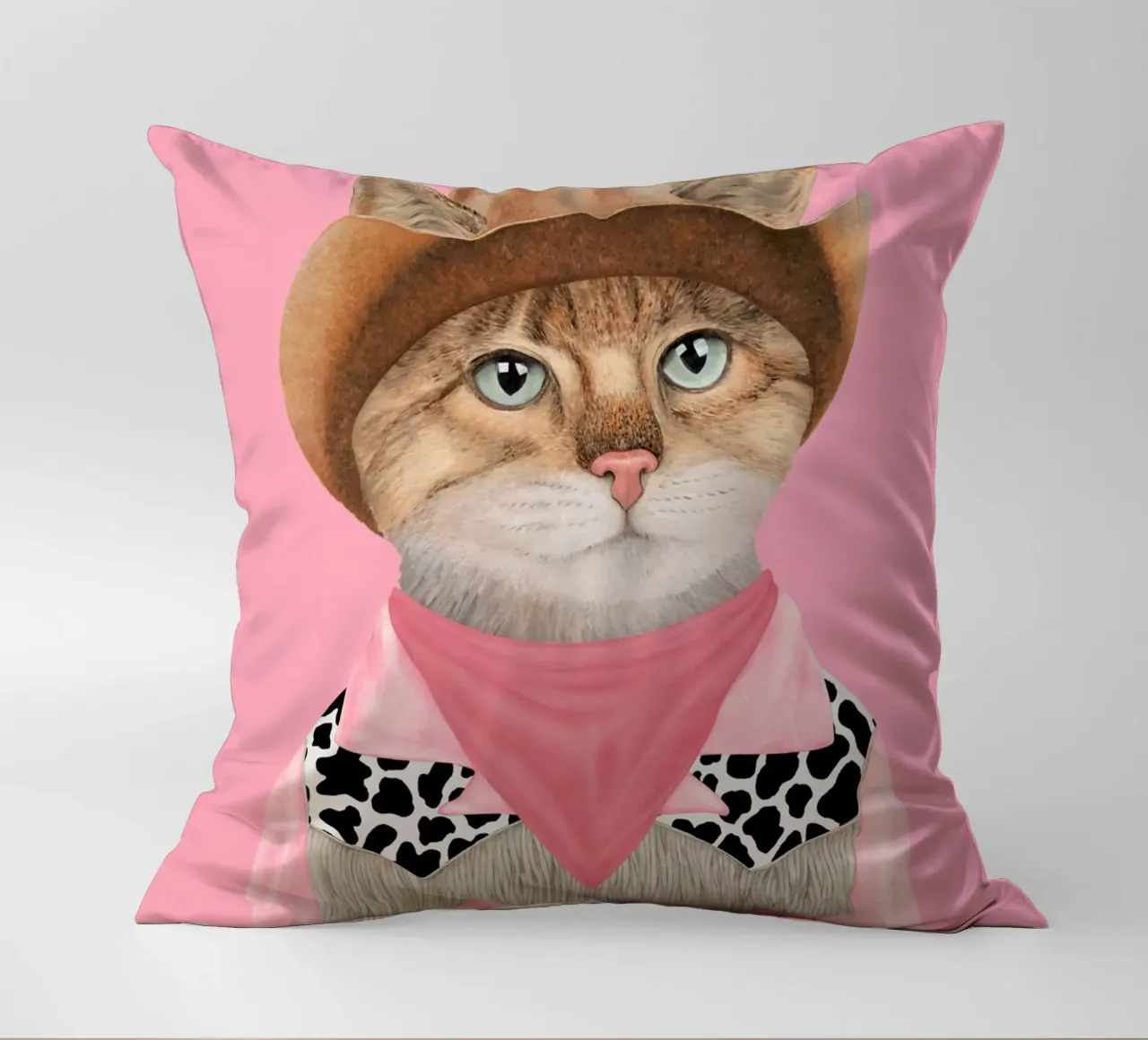 Gattino Ranch - Rosa cuscino da Animal Crew
