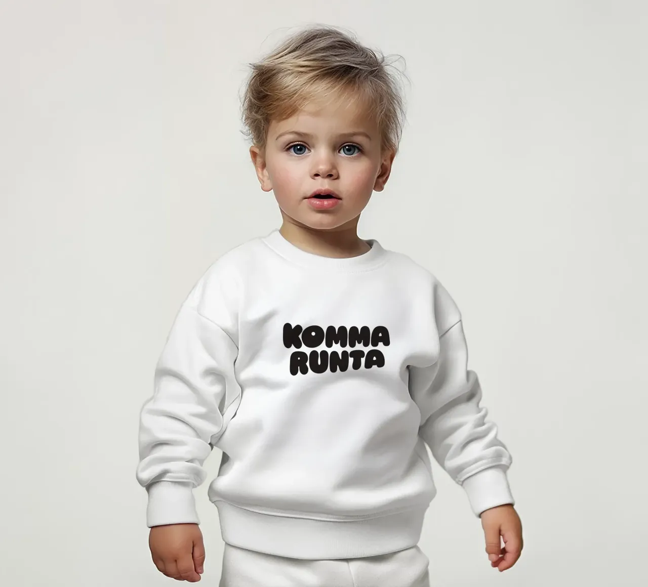 Komma Runta felpa neonato da Verplanungsagentur