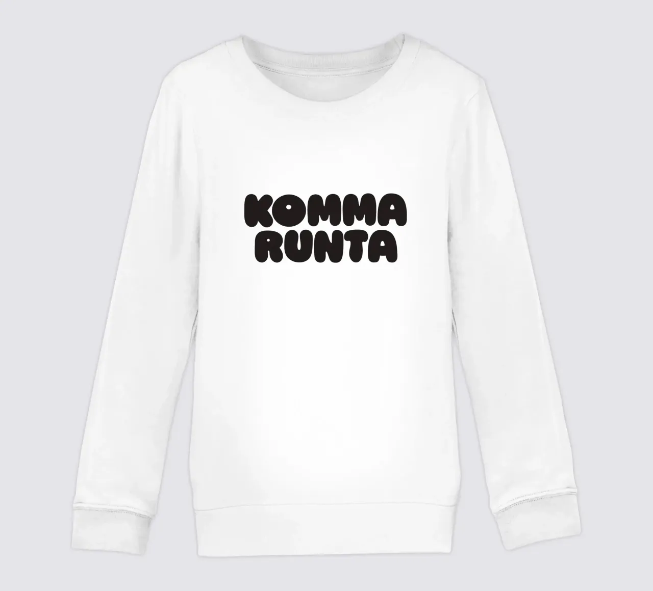 Komma Runta felpa bambino da Verplanungsagentur