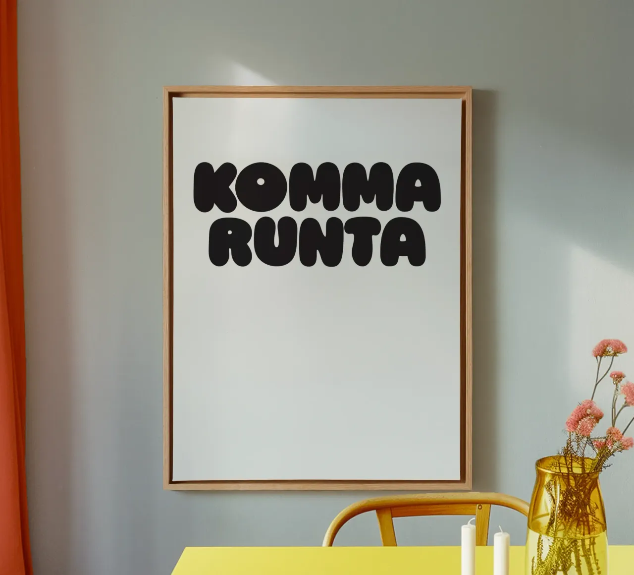 Komma Runta tela con Cornice a cassetta da Verplanungsagentur