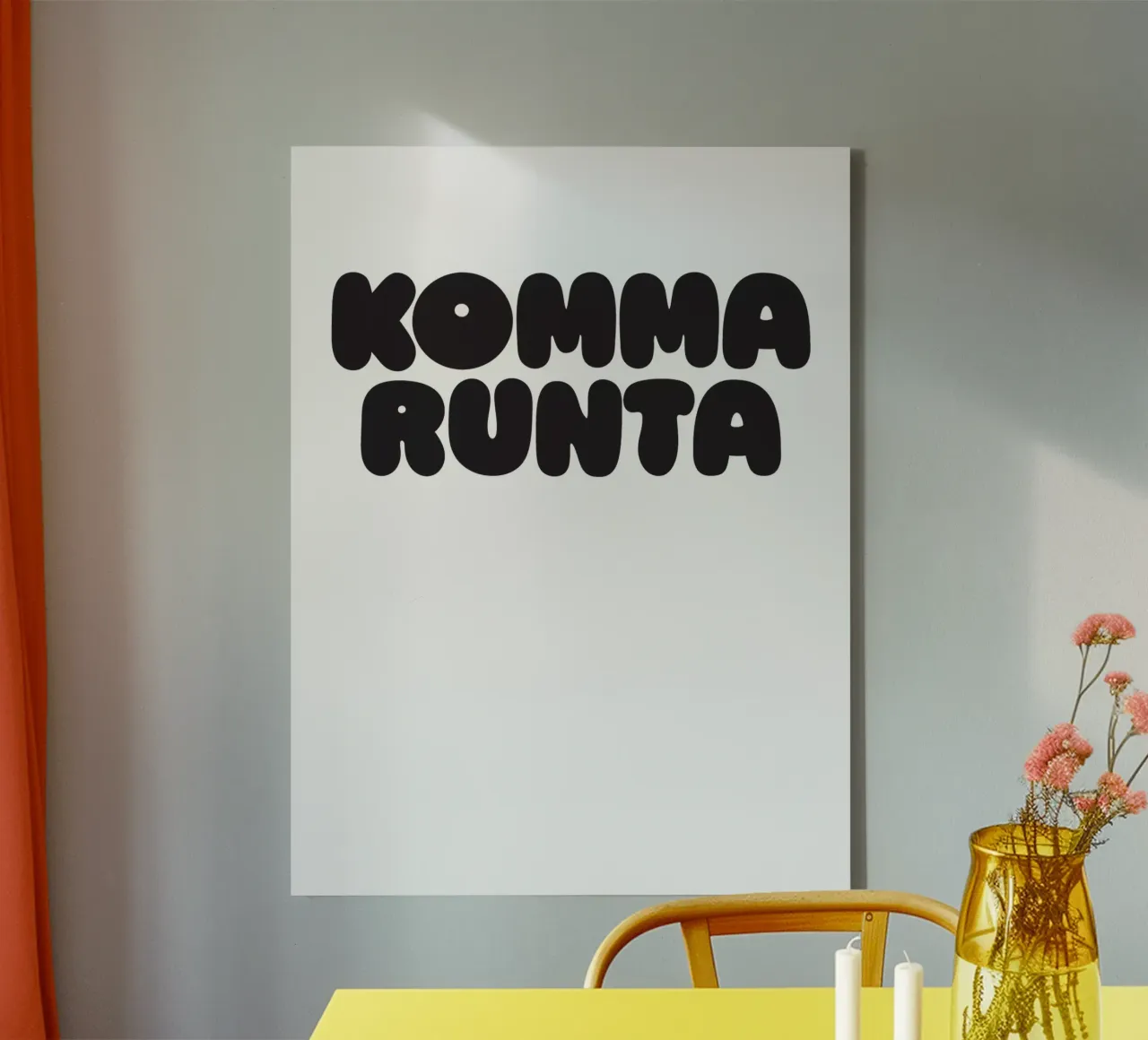 Komma Runta tela con Cornice a cassetta da Verplanungsagentur
