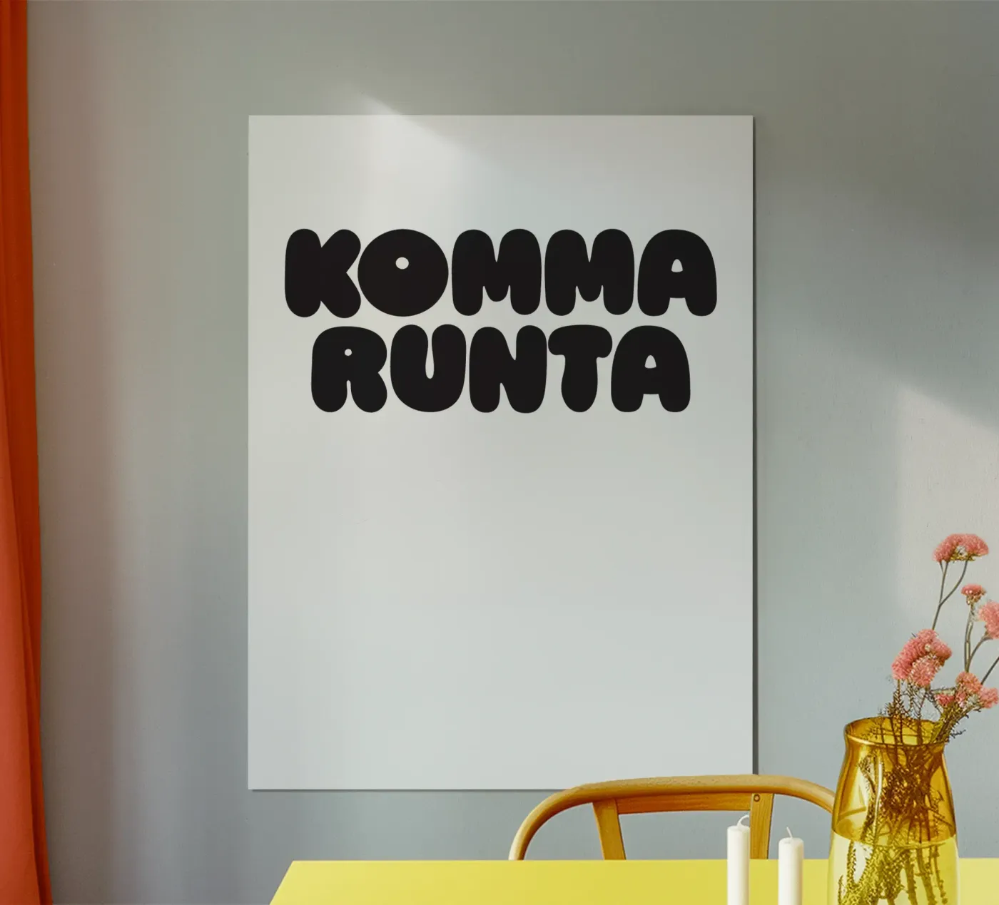 Komma Runta poster van Verplanungsagentur