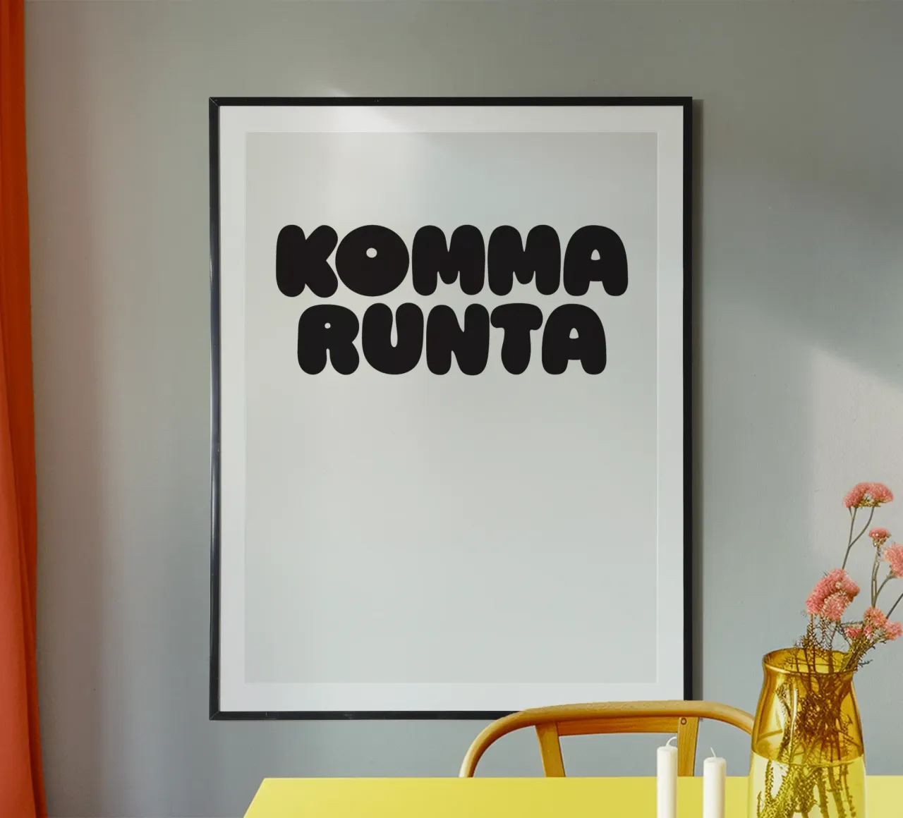 Komma Runta poster da Verplanungsagentur