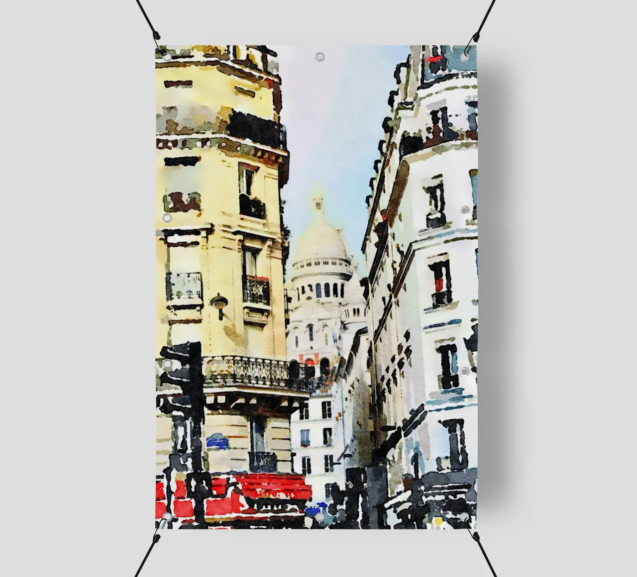 Parigi telo in pvc da Massimo Frascogna
