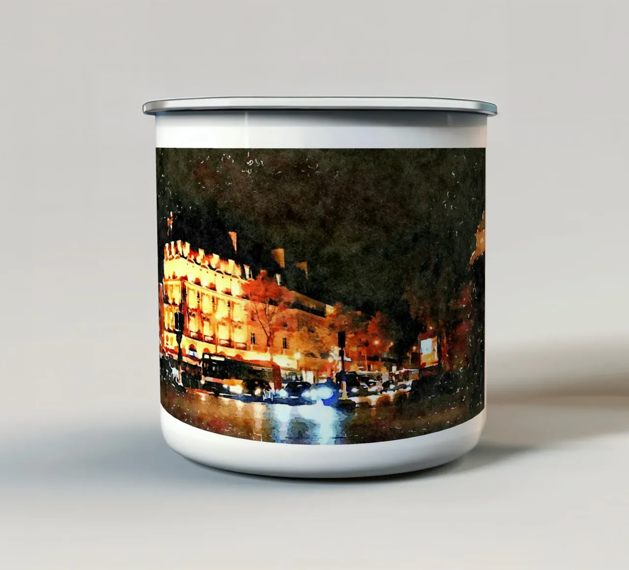 Parigi tazza in smalto da Massimo Frascogna