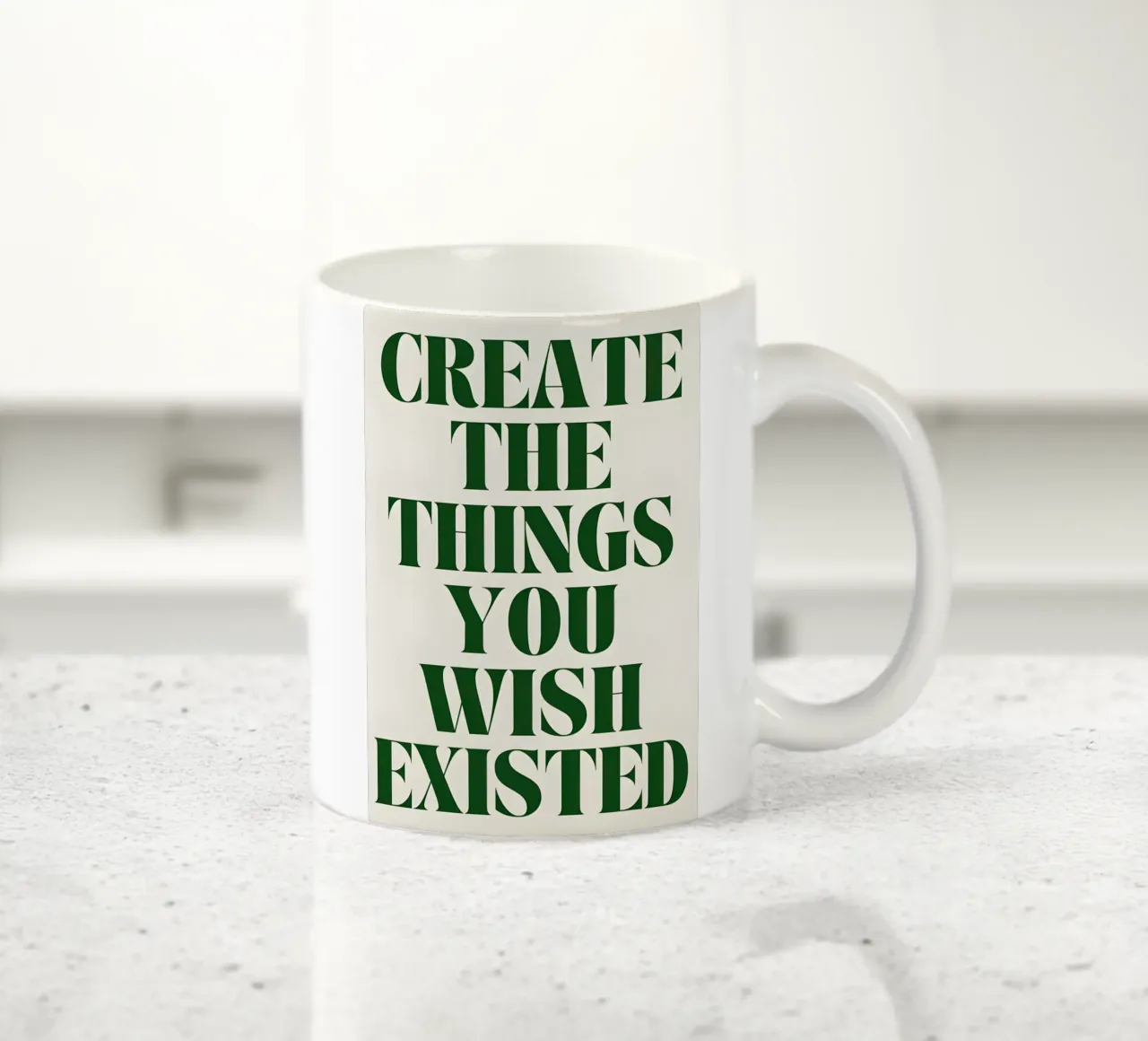 creation and innovation tazza in ceramica da Type & Tape
