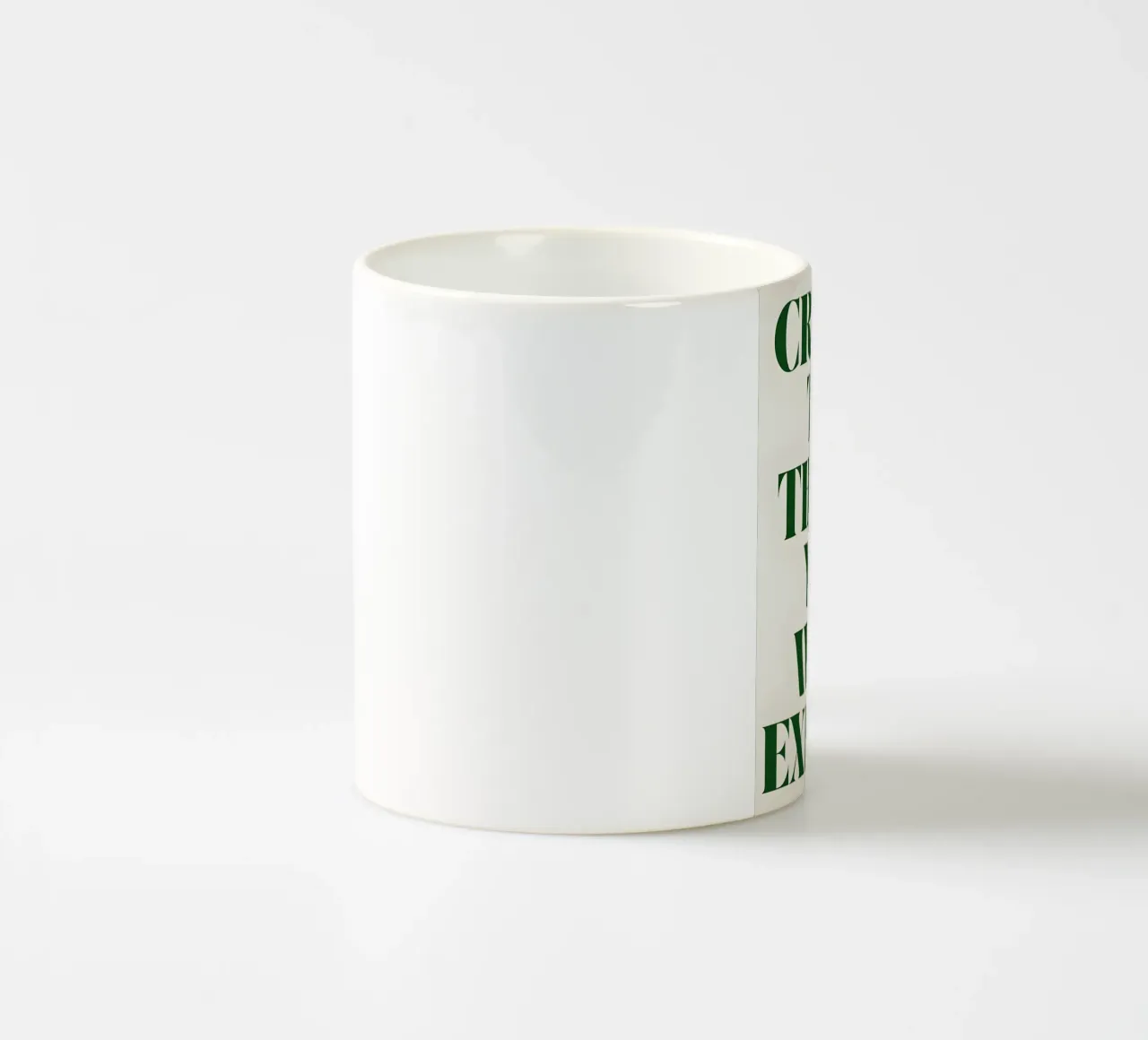 creation and innovation tazza in ceramica da Type & Tape