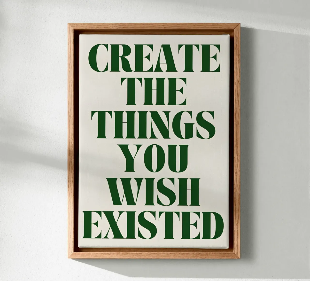 creation and innovation tela con Cornice a cassetta da Type & Tape