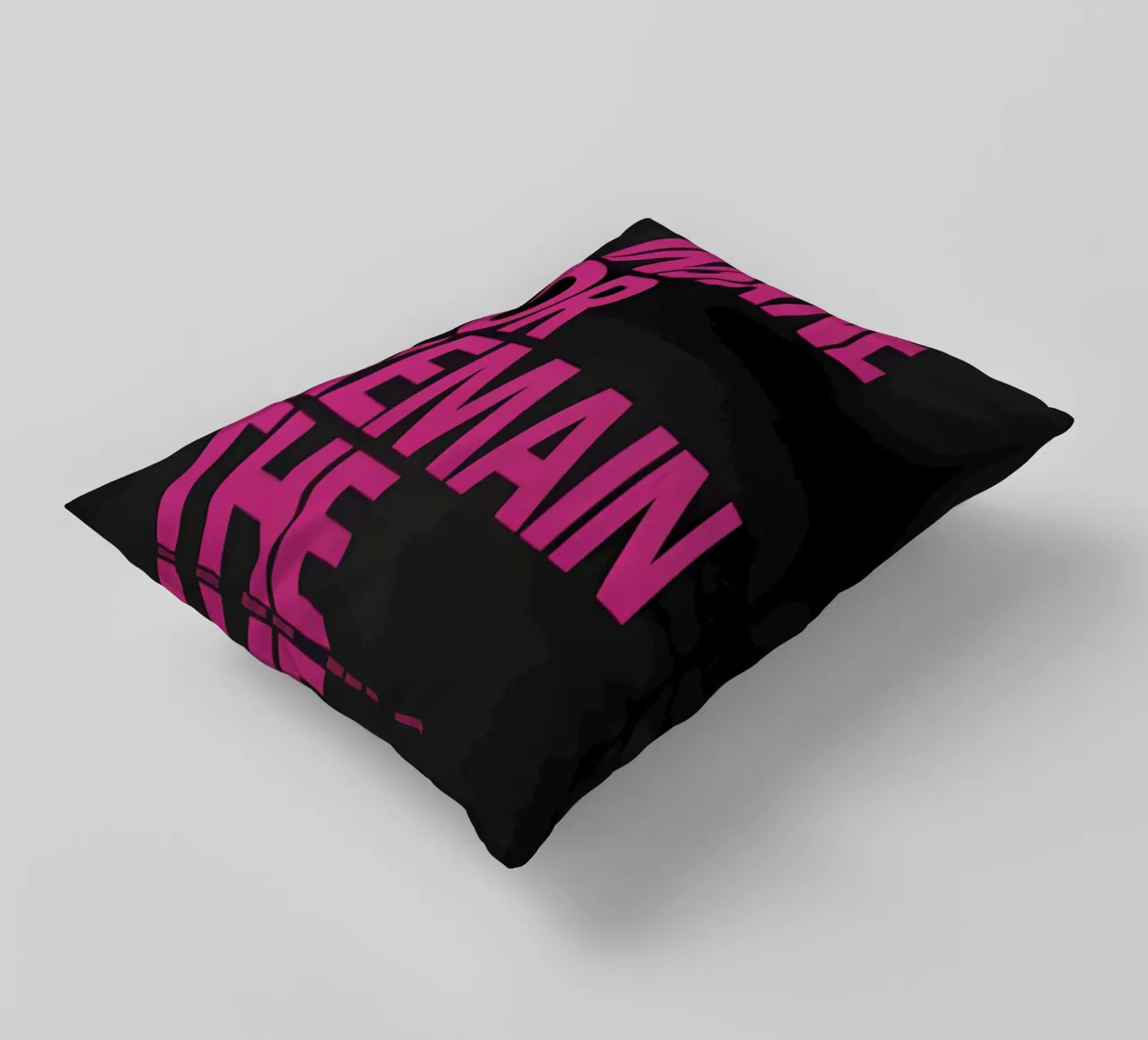 Train Insane Or Remain The Same' cuscino da Type & Tape