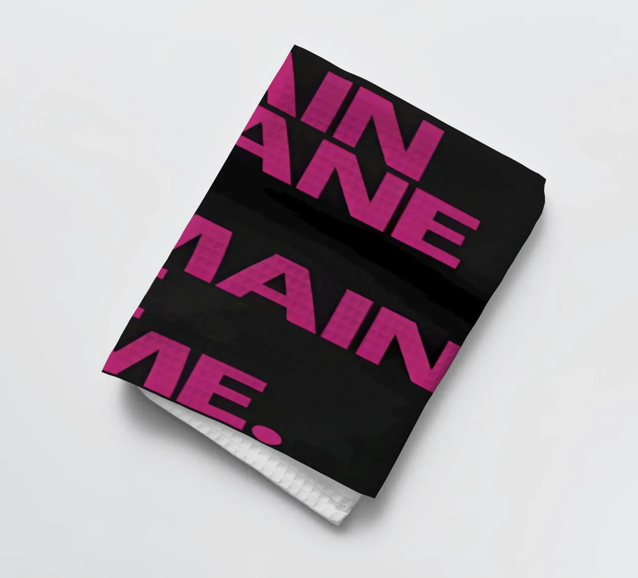 Train Insane Or Remain The Same' canovaccio da cucina da Type & Tape