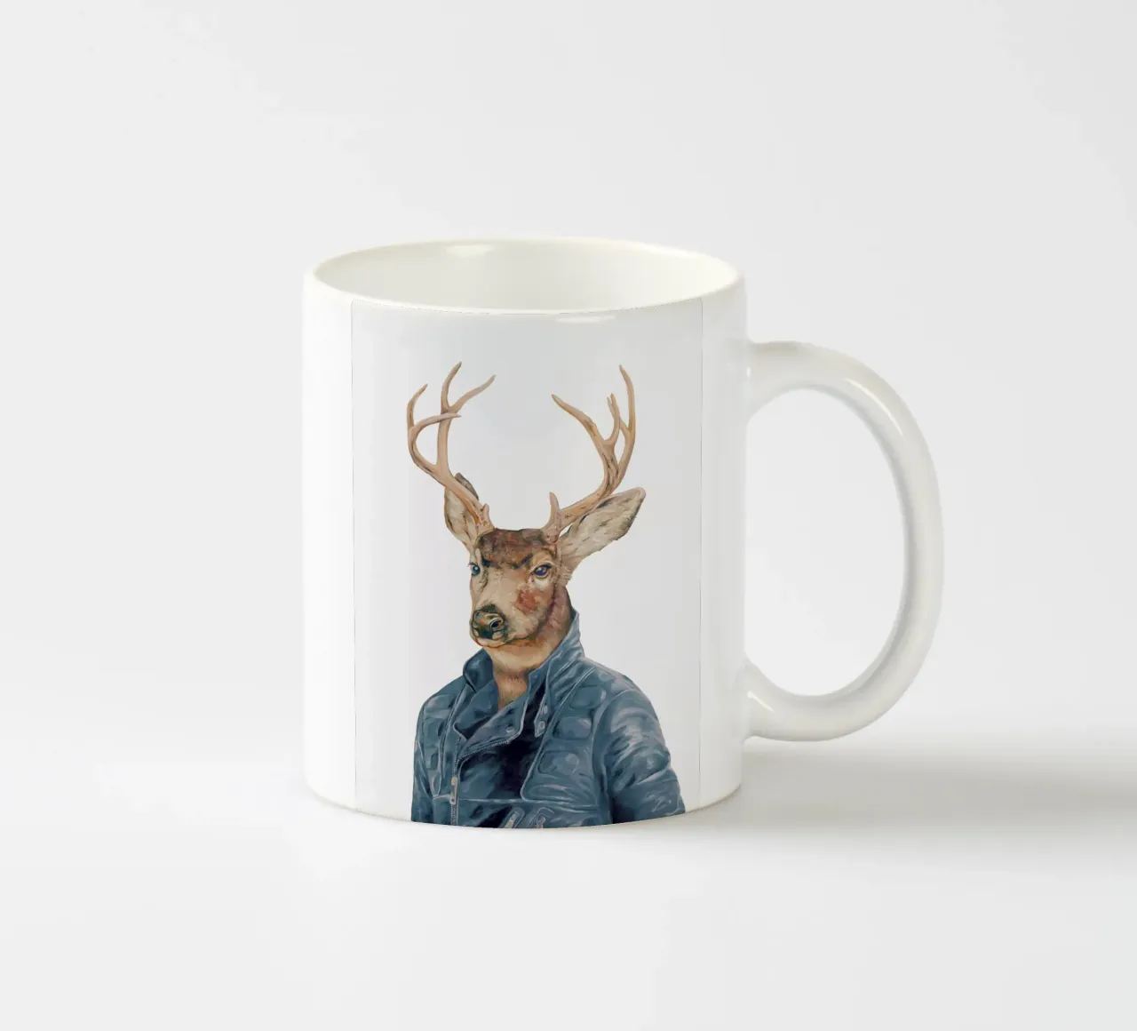Cervo in pelle - Blu navy tazza in ceramica da Animal Crew