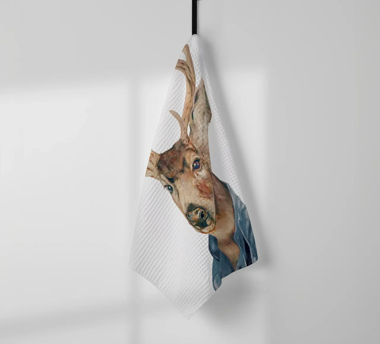 Cervo in pelle - Blu navy canovaccio da cucina da Animal Crew
