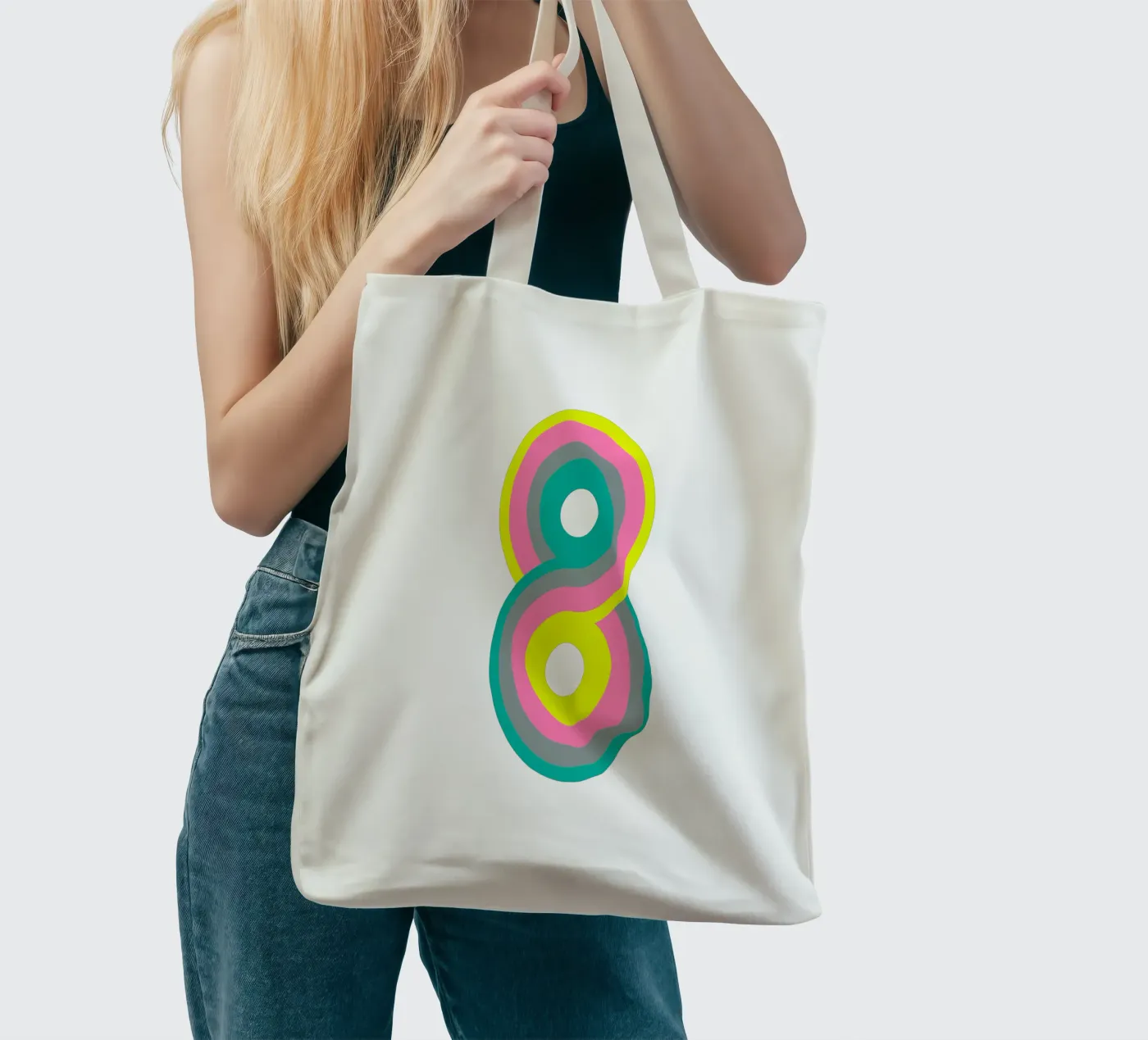 Infinity 2 tote bag by Metron