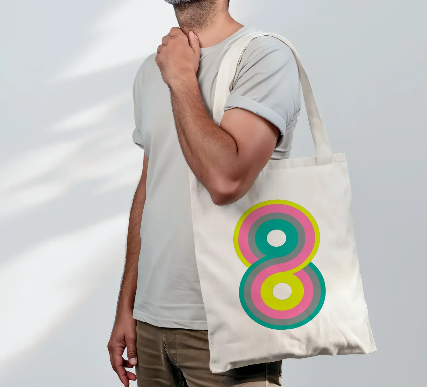 Infinity 2 tote bag by Metron