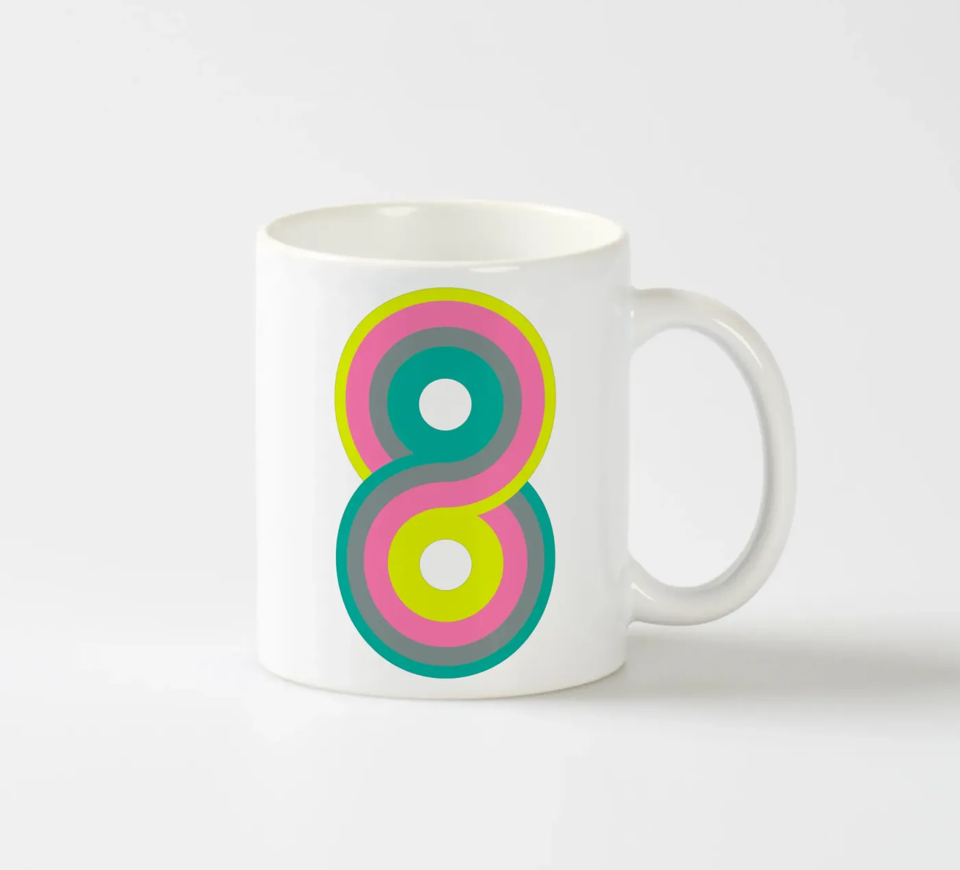 Infinity 2 ceramic mug by Metron