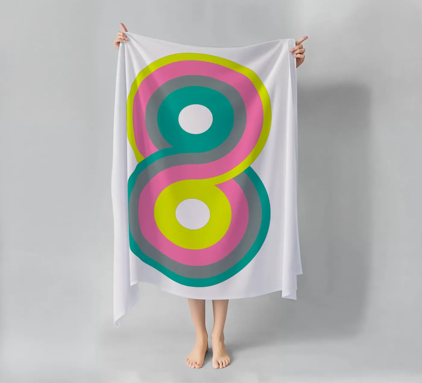 Infinity 2 beach towel by Metron