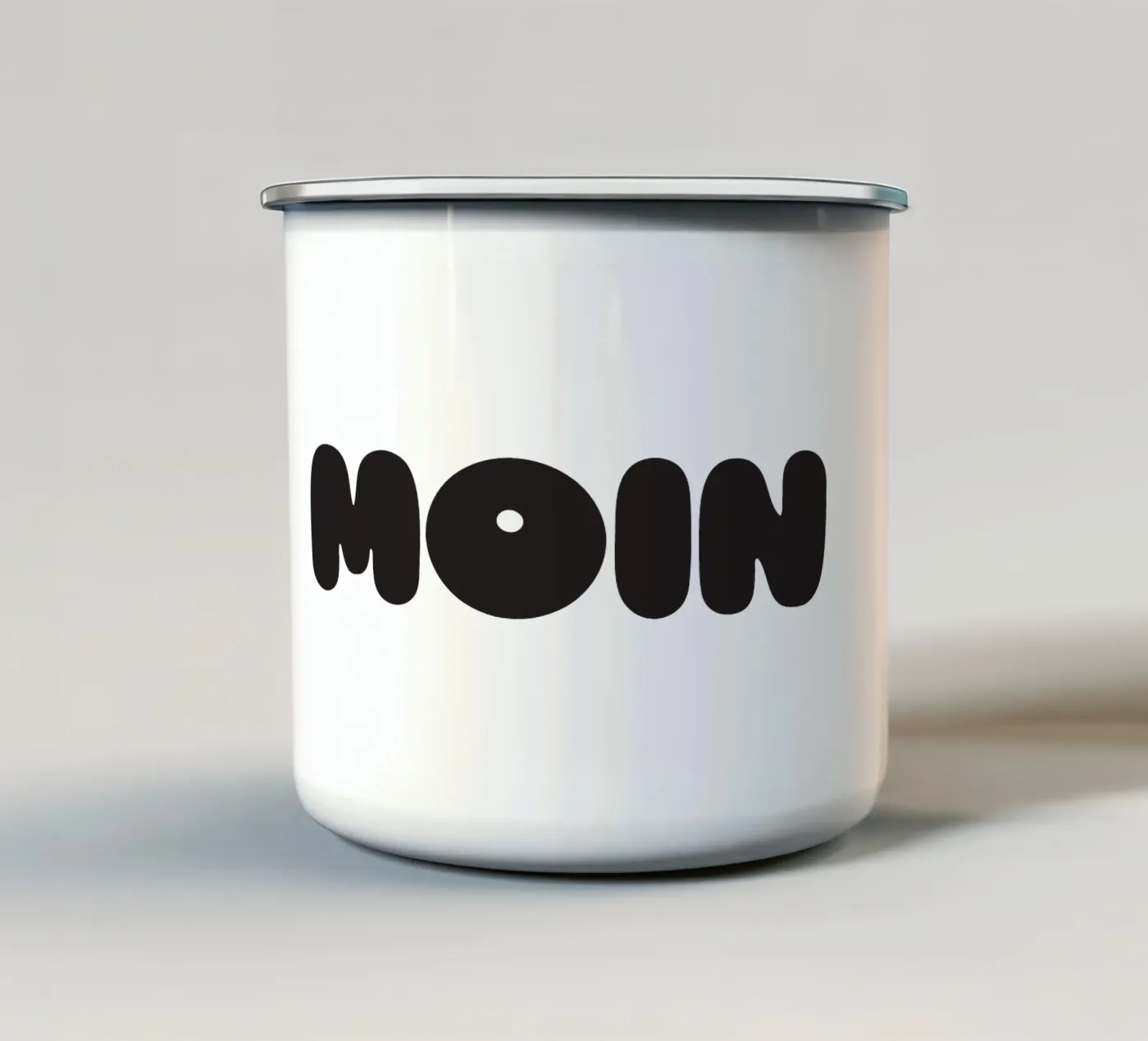 Moin enamel mug by Verplanungsagentur