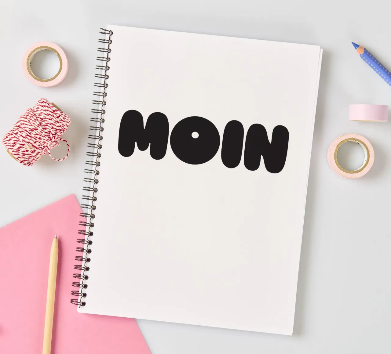 Moin spiral notebook by Verplanungsagentur