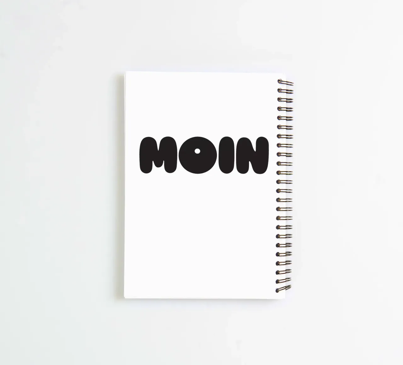 Moin spiral notebook by Verplanungsagentur