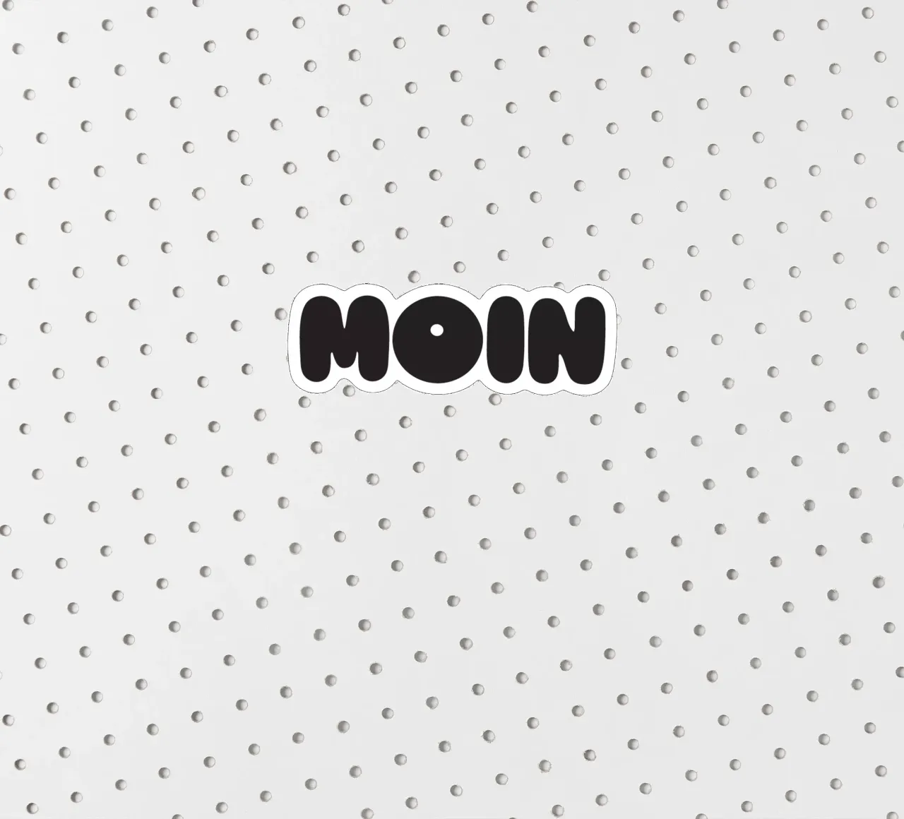 Moin sticker van Verplanungsagentur