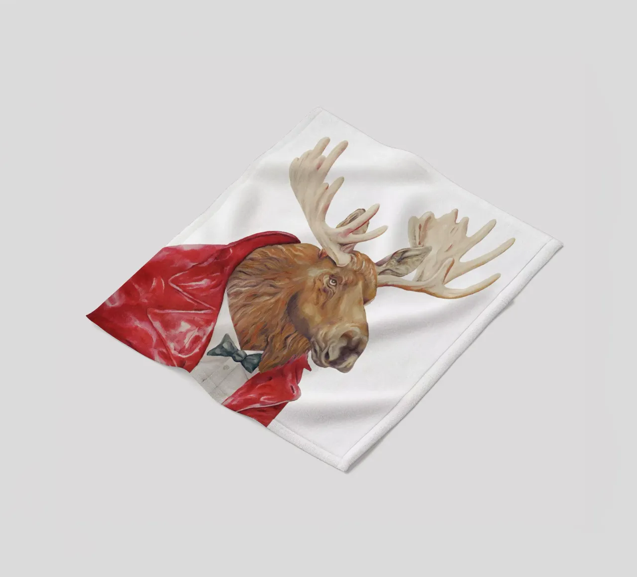 Alce in pelle - Alce marrone coperta in pile da Animal Crew