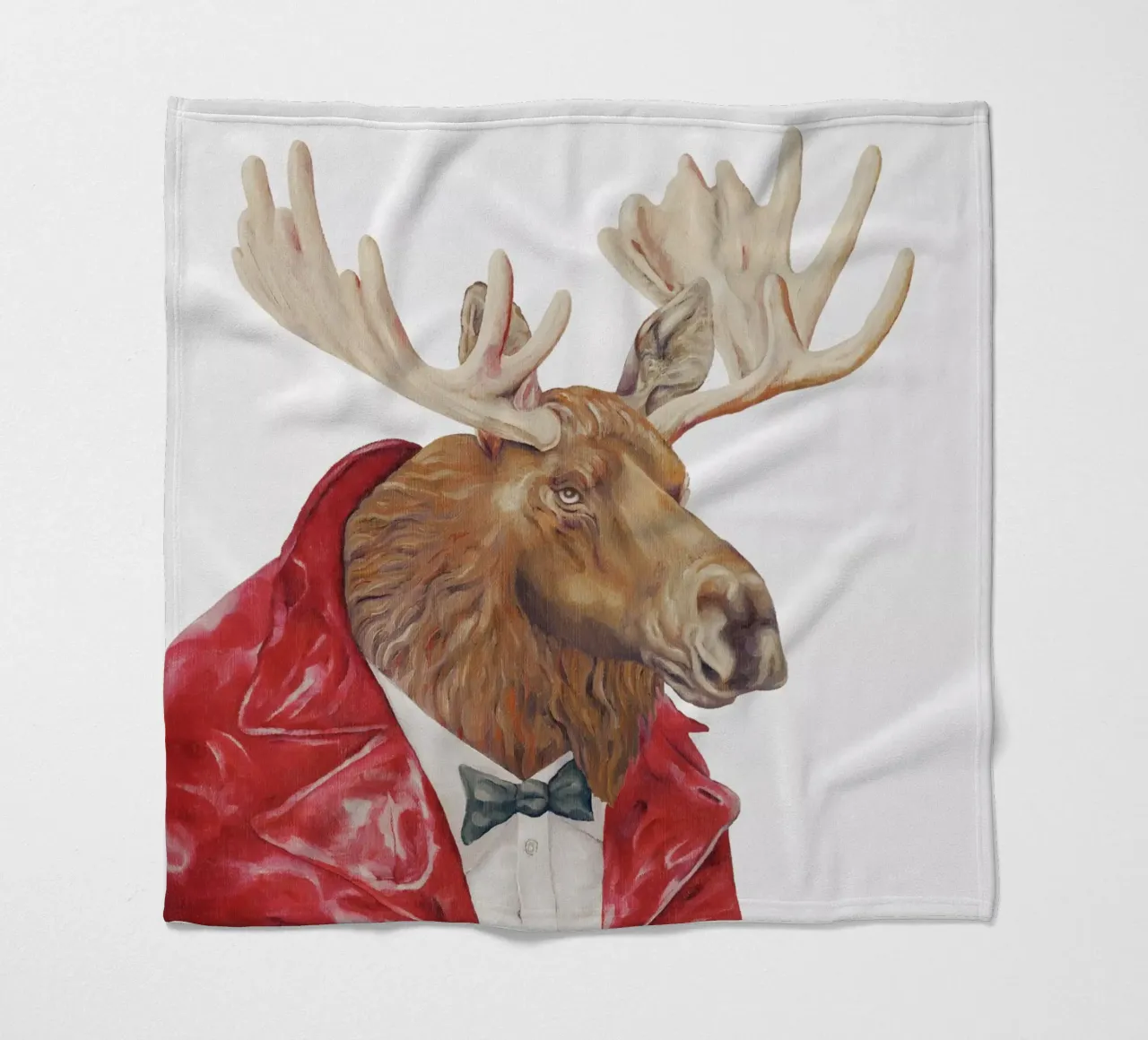Alce in pelle - Alce marrone coperta in pile da Animal Crew