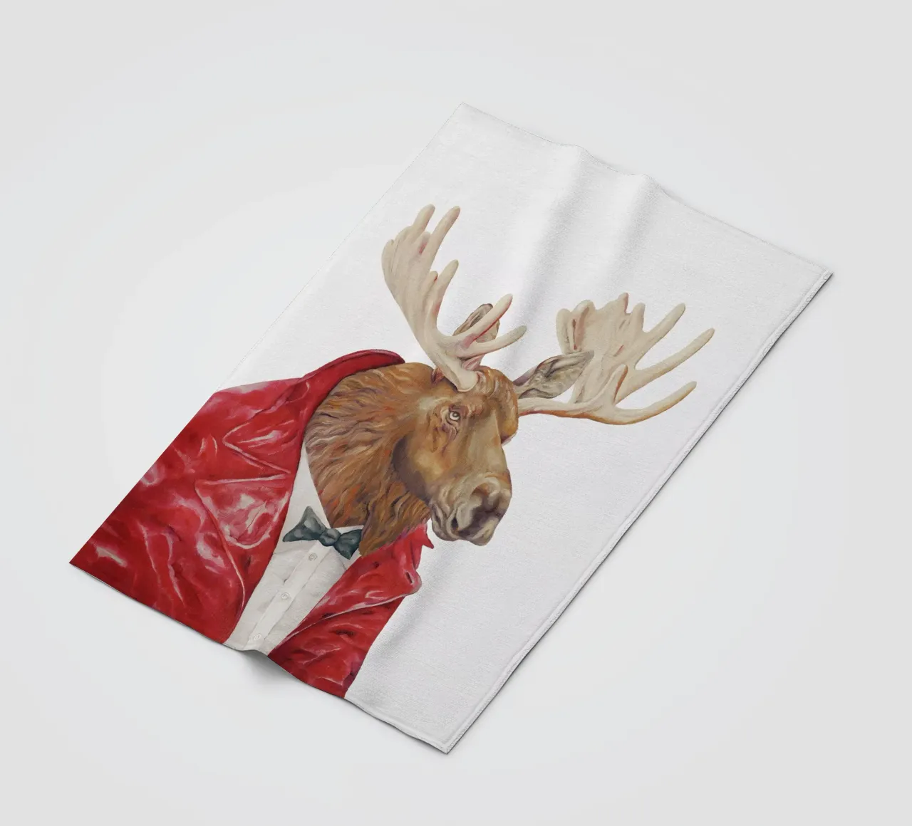 Alce in pelle - Alce marrone coperta in pile da Animal Crew