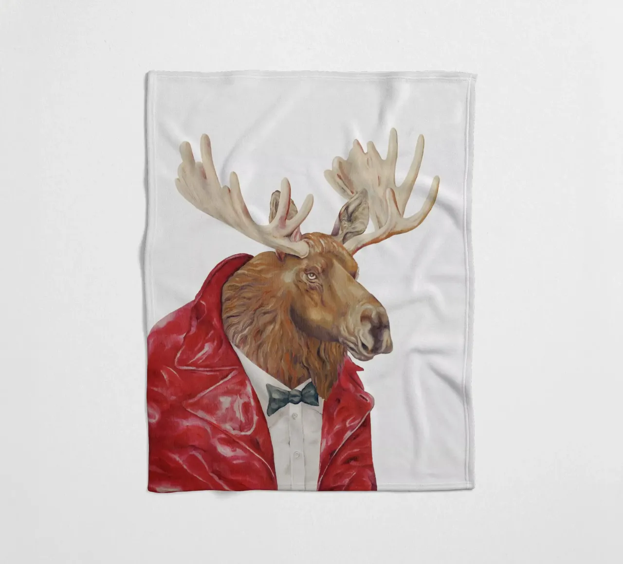Alce in pelle - Alce marrone coperta in pile da Animal Crew