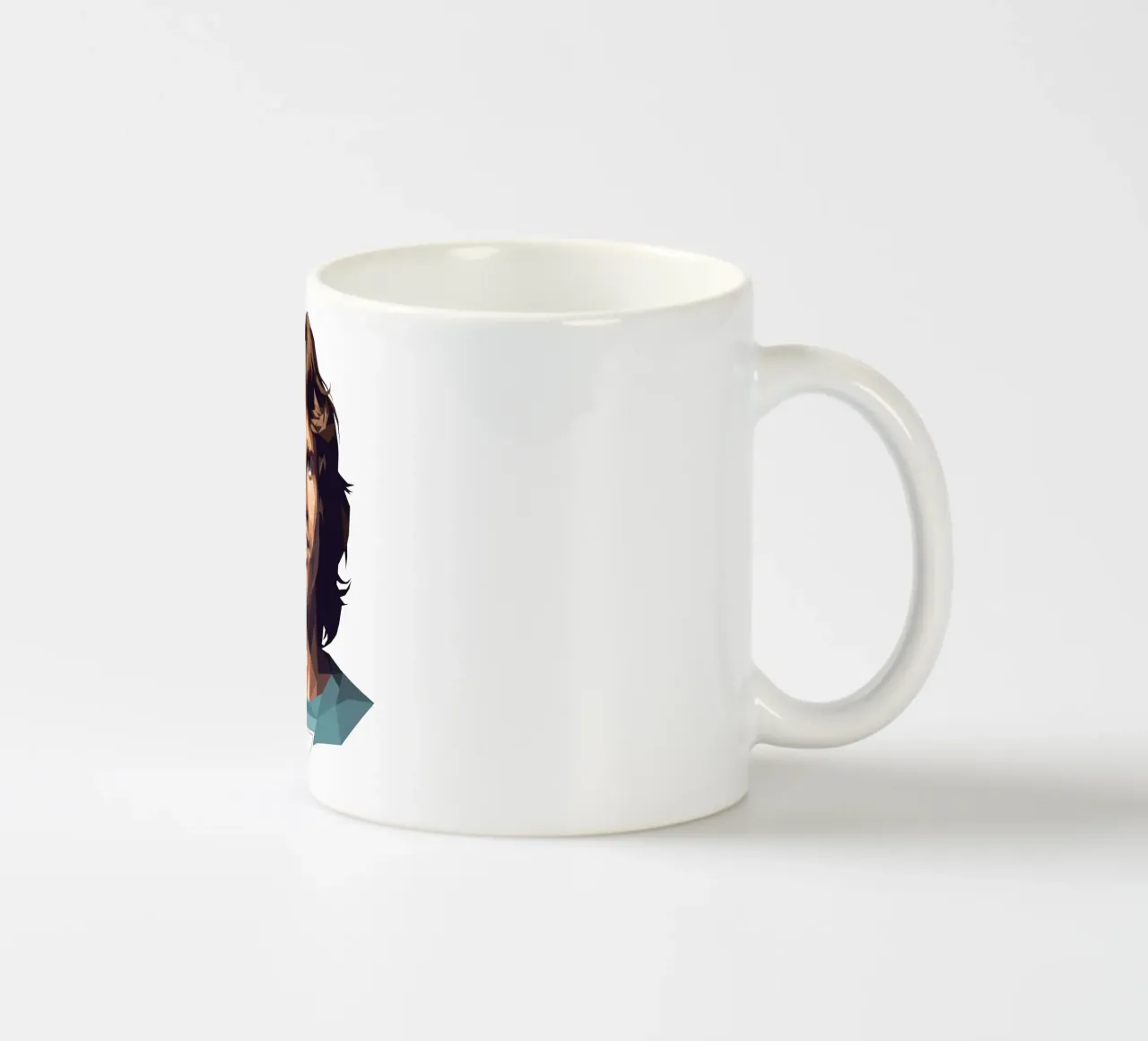 Jim Morrison Lowpoly tazza in ceramica da Low Profile