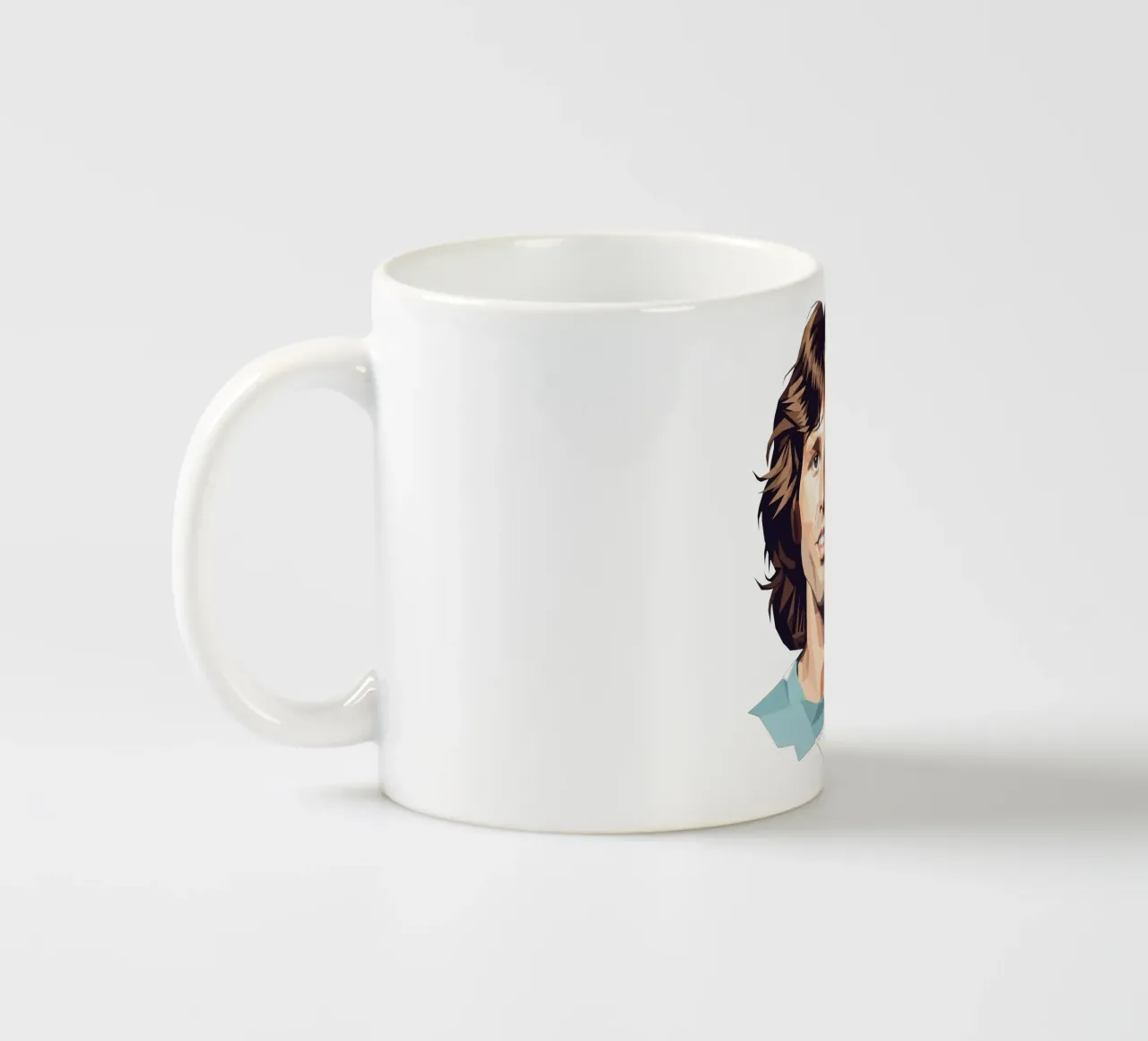 Jim Morrison Lowpoly tazza in ceramica da Low Profile