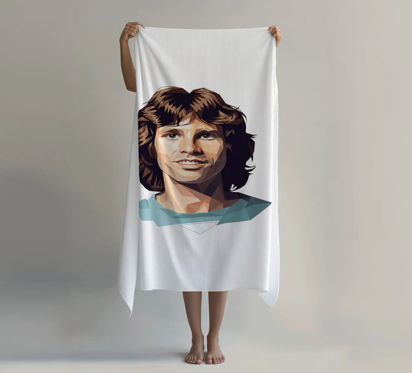 Jim Morrison Lowpoly telo mare da Low Profile