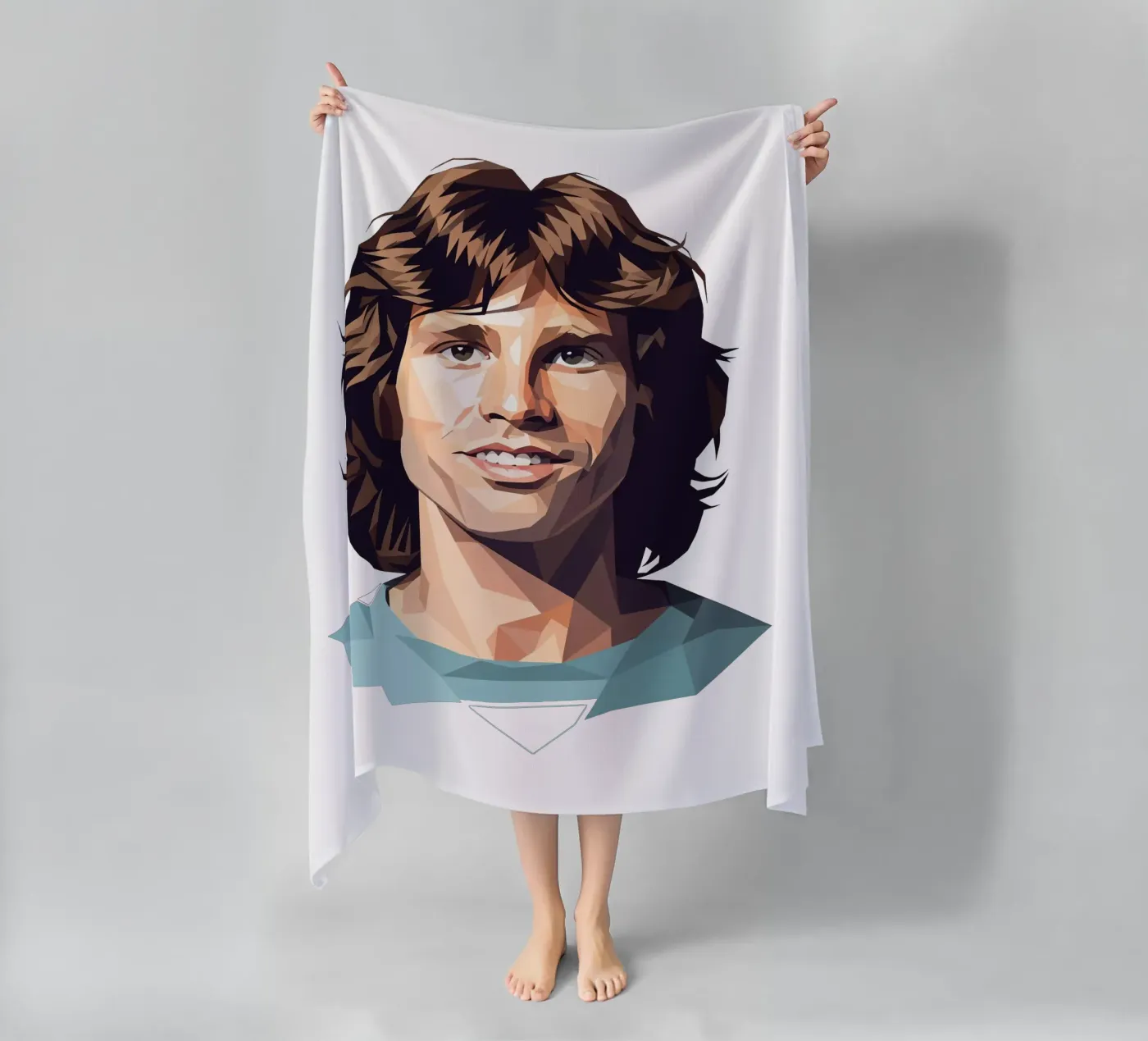 Jim Morrison Lowpoly telo mare da Low Profile