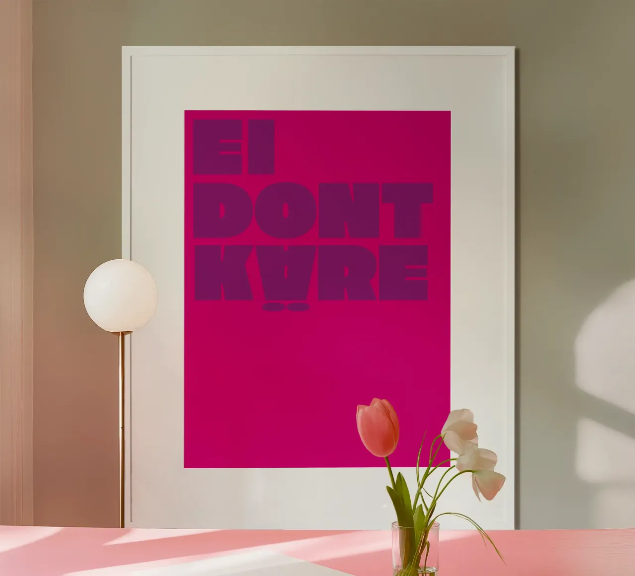 Ei DONT KÄRE poster da Flo Klein