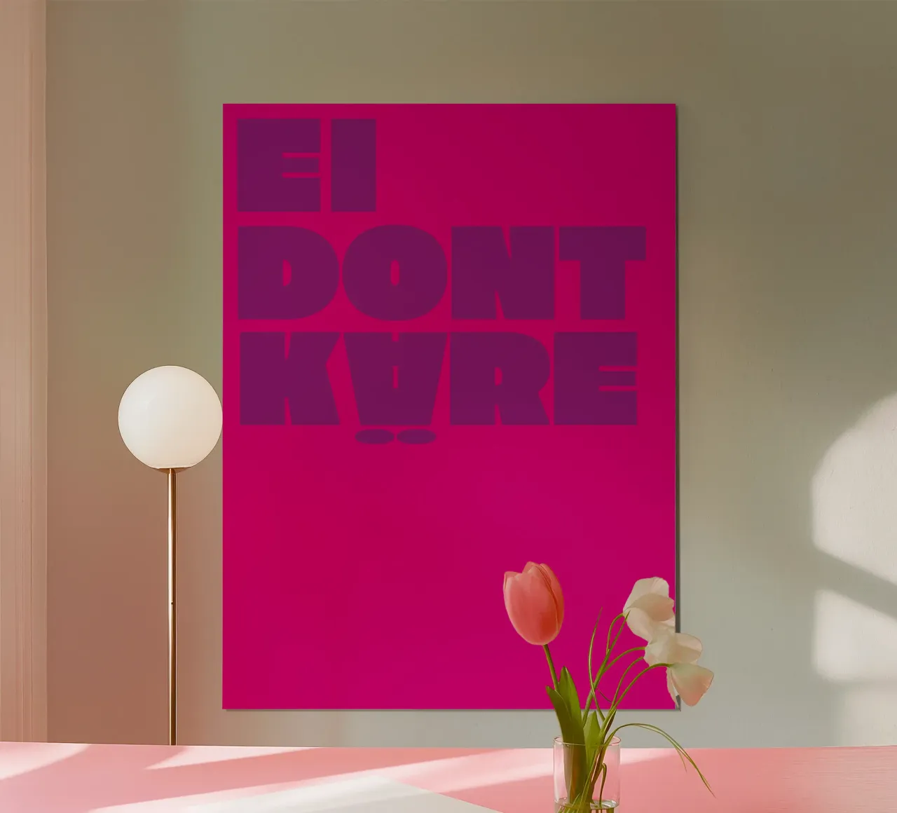 Ei DONT KÄRE poster da Flo Klein