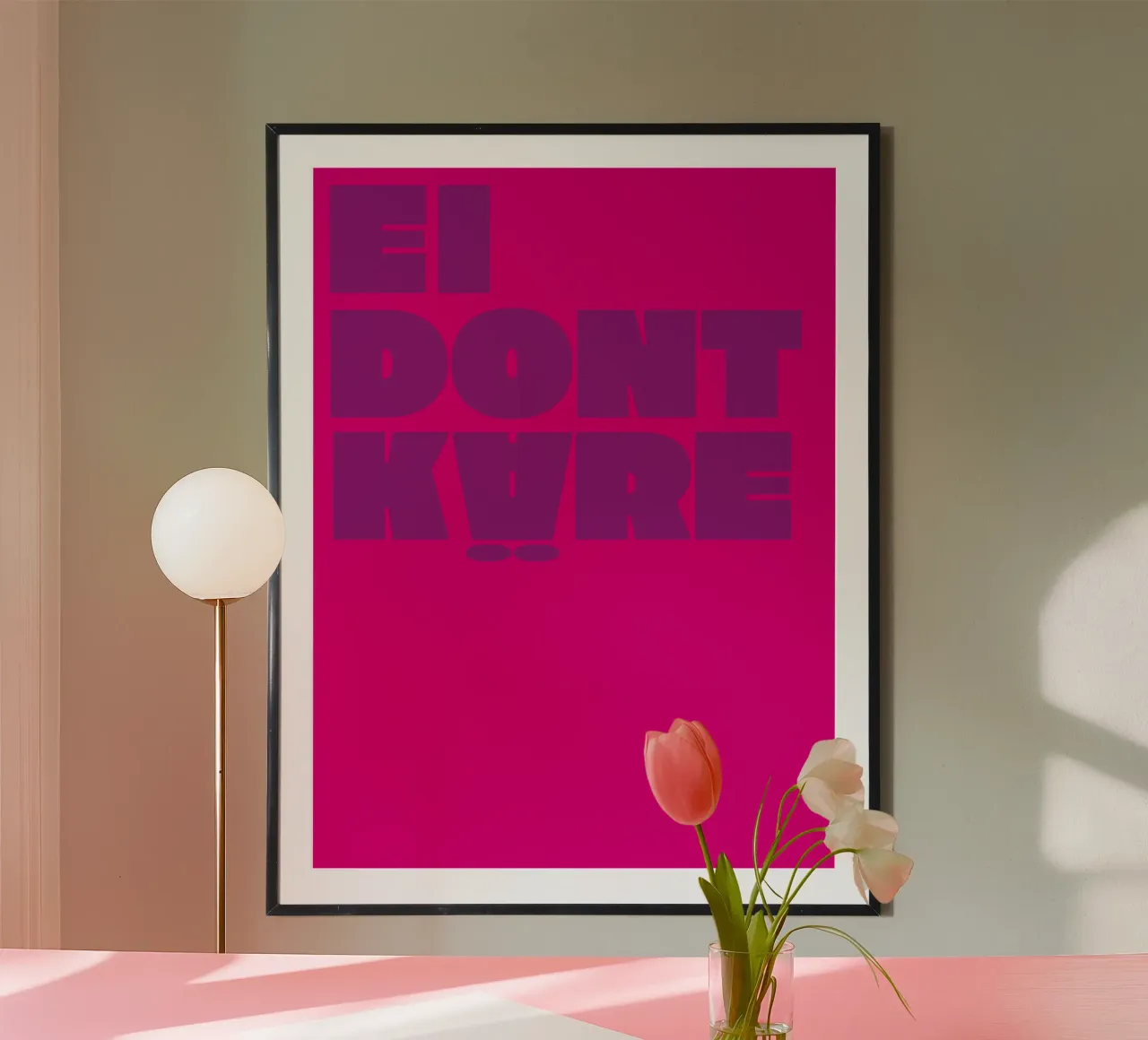 Ei DONT KÄRE poster da Flo Klein