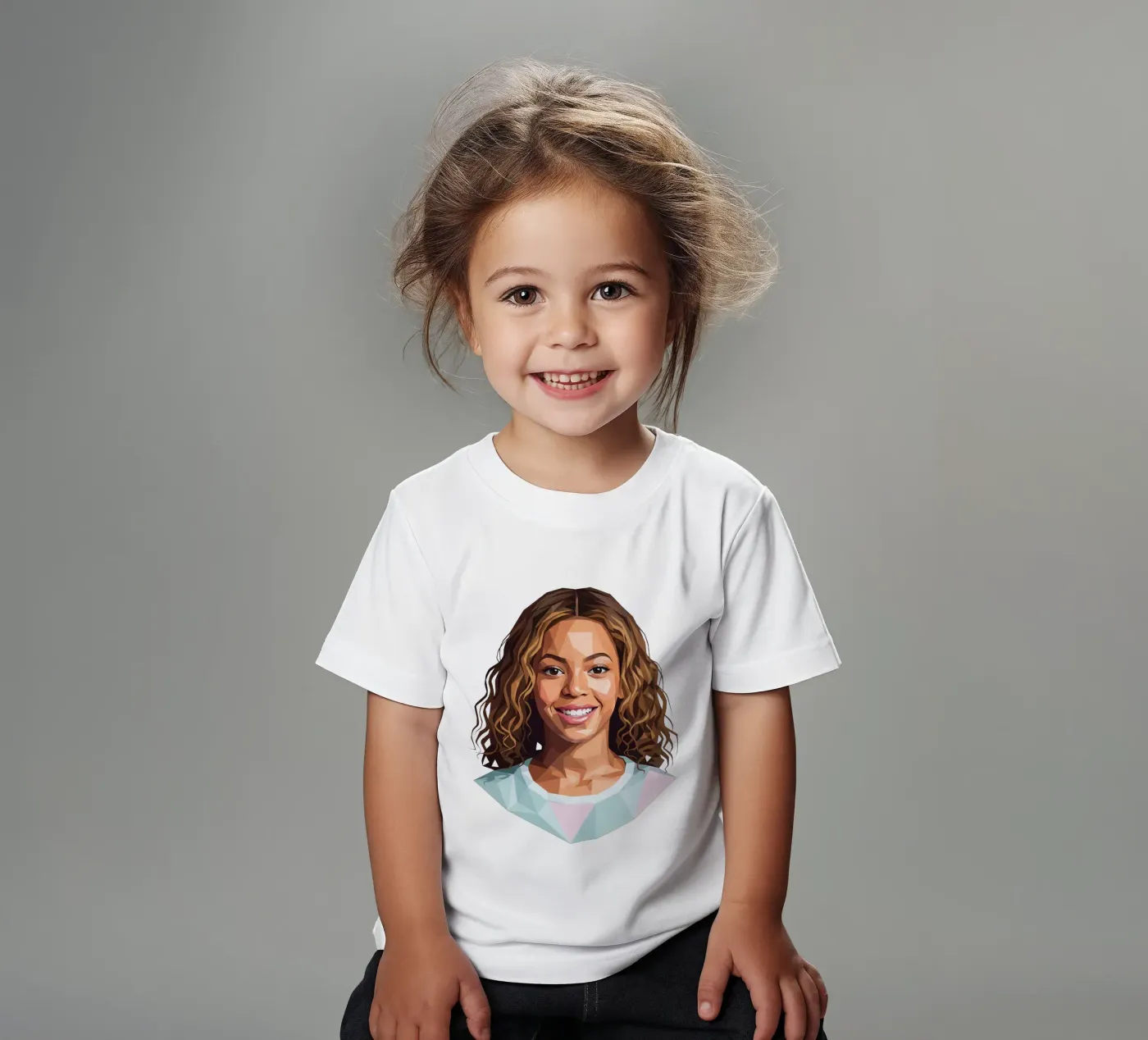 Beyoncé Lowpoly t-shirt bambini da Low Profile