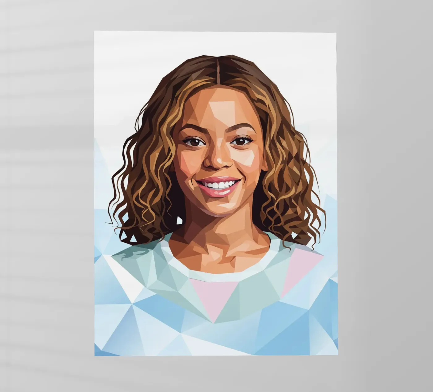 Beyoncé Lowpoly pellicola backlit da Low Profile