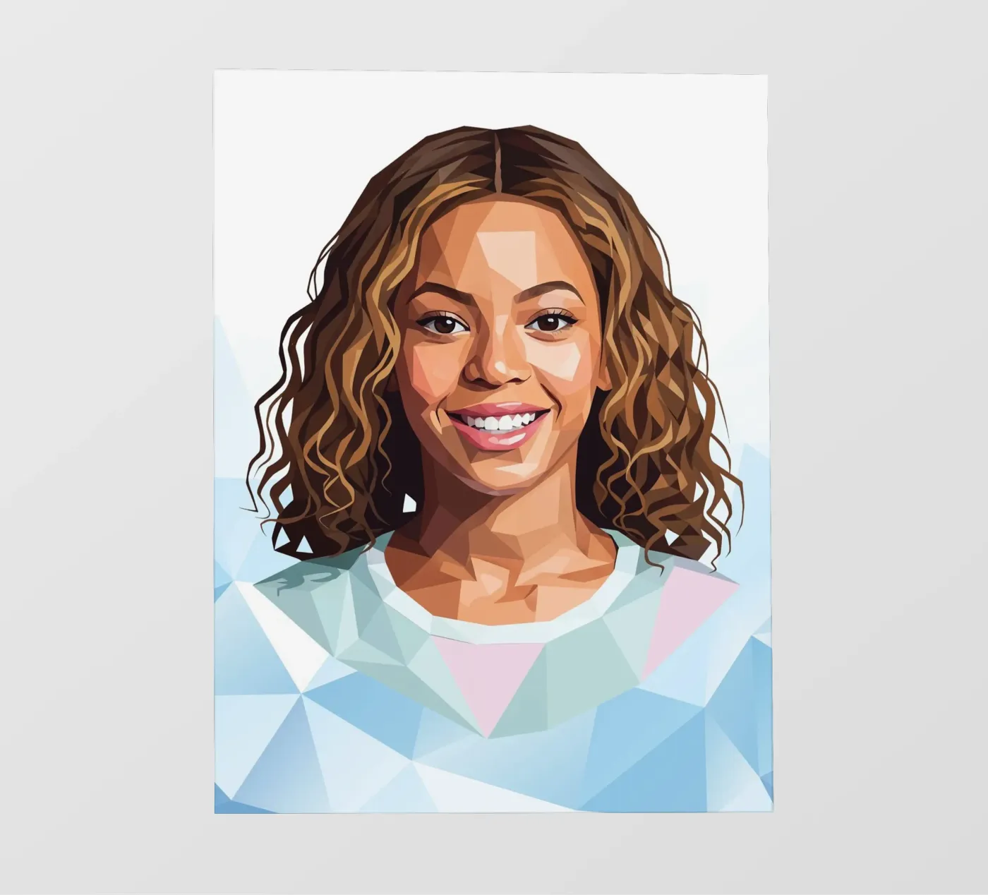 Beyoncé Lowpoly pellicola backlit da Low Profile