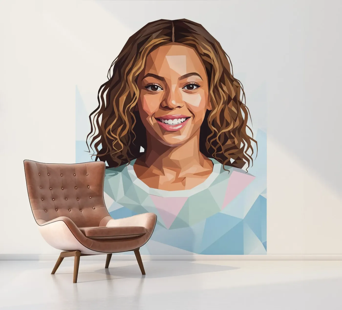 Beyoncé Laagpolig fotobehang van Low Profile