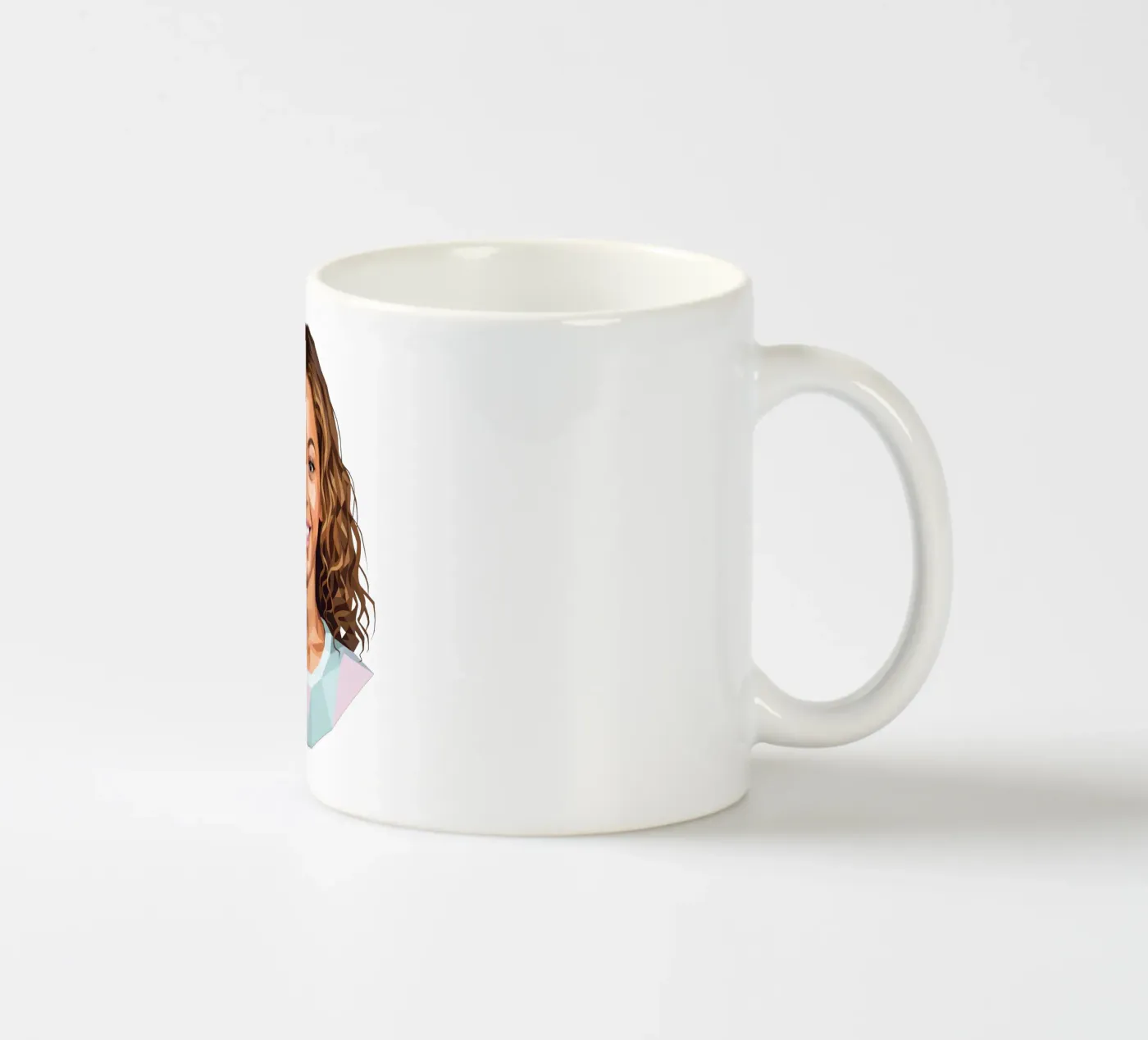 Beyoncé Lowpoly ceramic mug by Low Profile