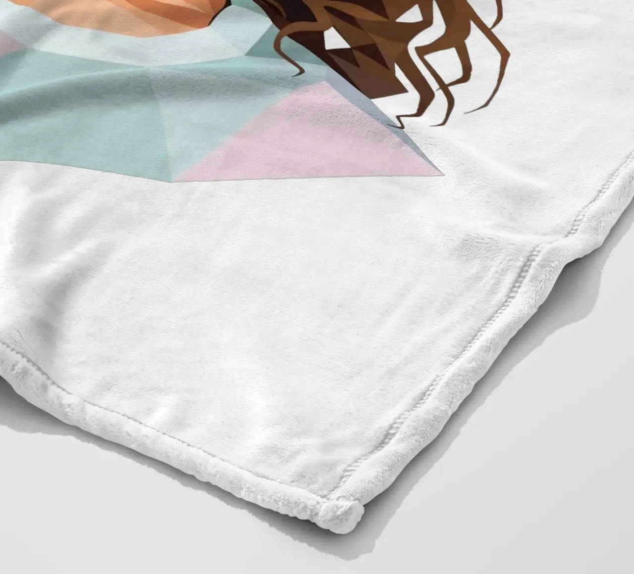 Beyoncé Lowpoly Fleecedecke von Low Profile