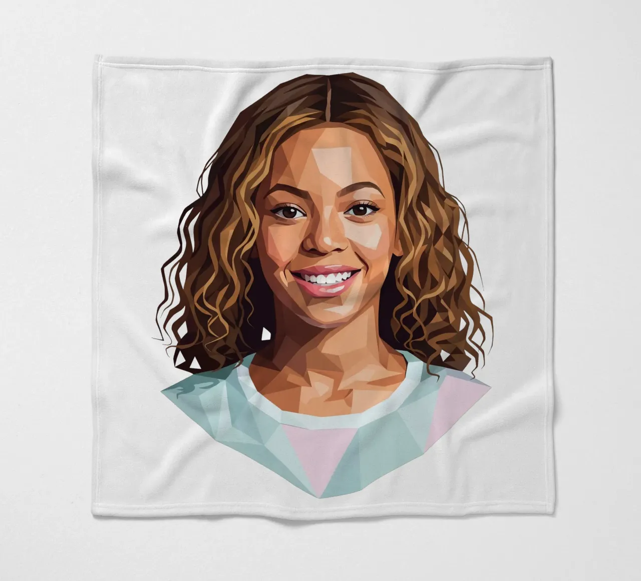 Beyoncé Lowpoly Fleecedecke von Low Profile