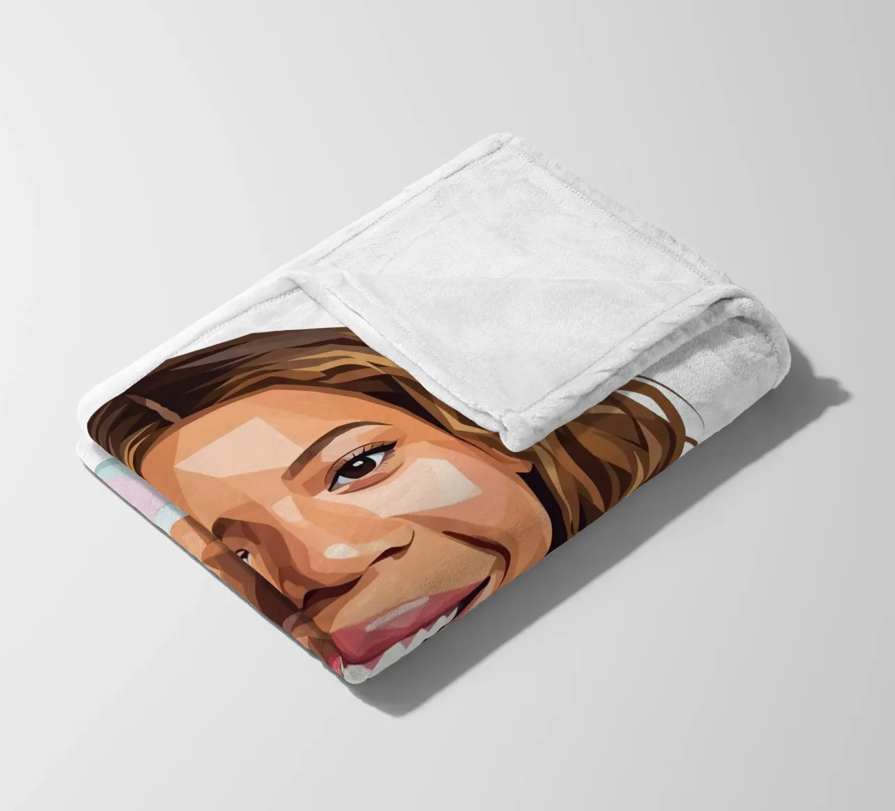Beyoncé Lowpoly Fleecedecke von Low Profile