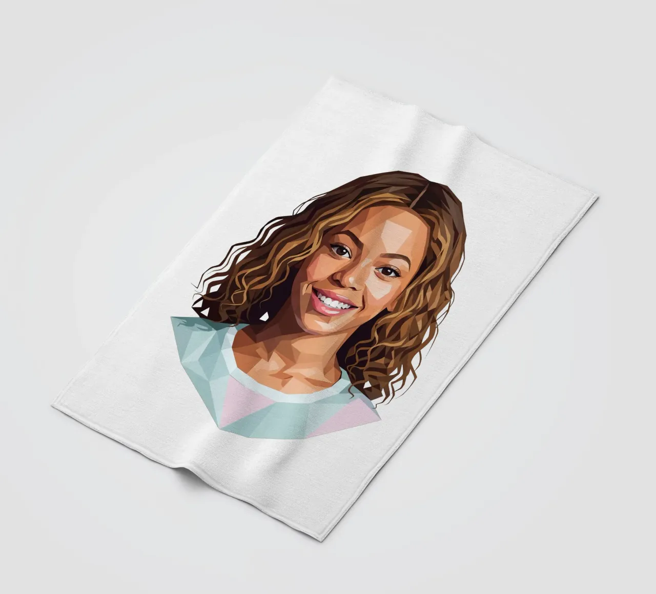 Beyoncé Lowpoly Fleecedecke von Low Profile