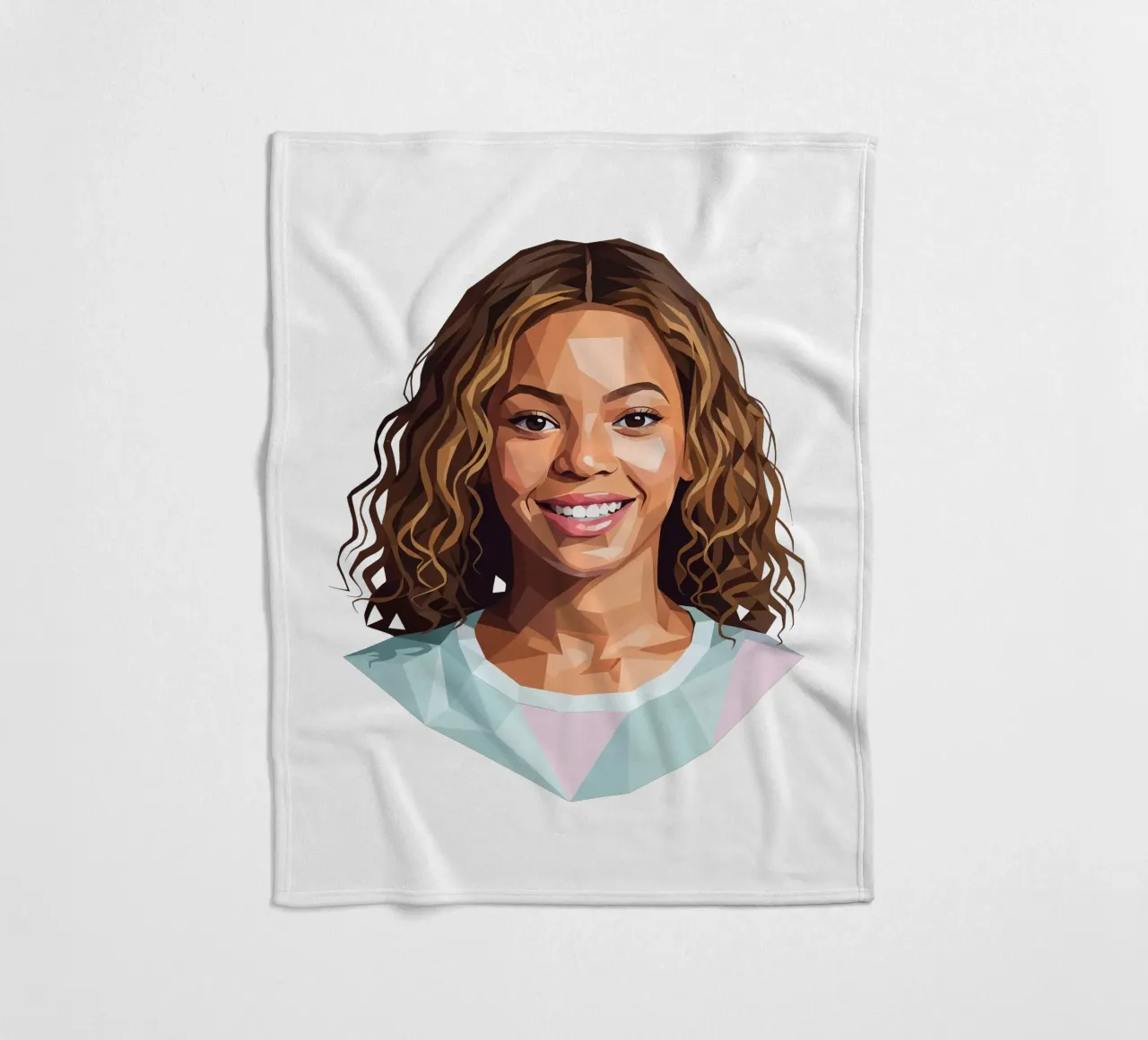 Beyoncé Lowpoly Fleecedecke von Low Profile